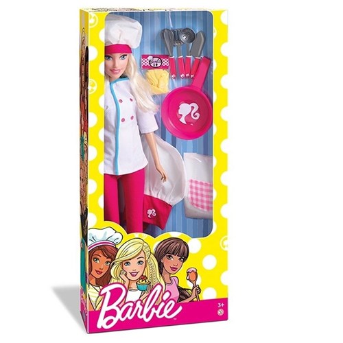 Boneca Barbie Chef 65 Cm 1253 - Pupee