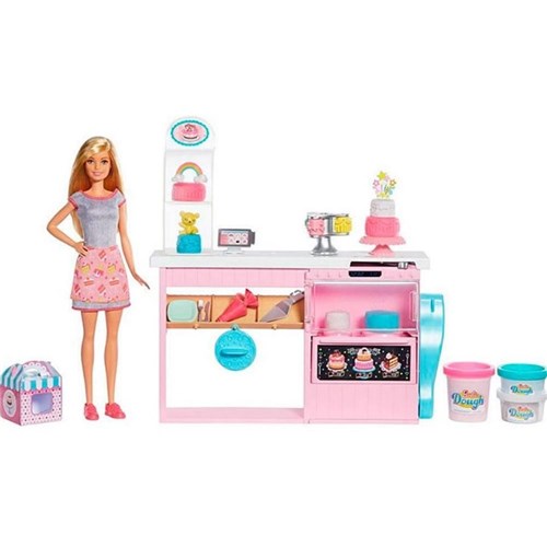 Boneca Barbie Chef de Bolinho GFP59-Mattel