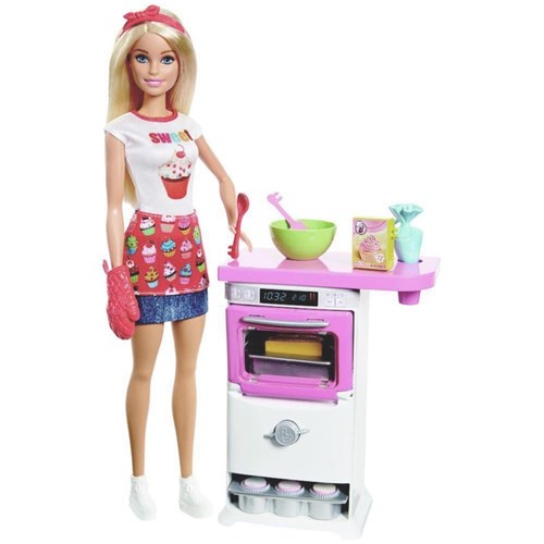 Boneca Barbie Chef de Bolinhos - Mattel