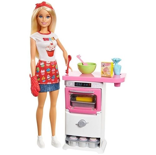 Boneca Barbie Chef de Bolinhos - Mattel