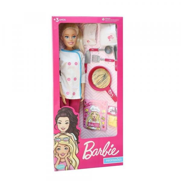 Boneca Barbie Chef de Cozinha Pupee