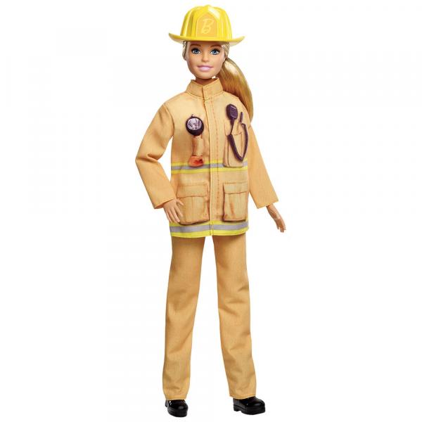 Boneca Barbie Colecionável - Profissões 60 Anos - Bombeira - Mattel