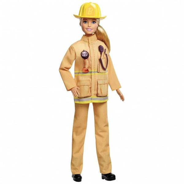 Boneca Barbie Colecionavel Profissoes 60 Anos Bombeira - Mattel