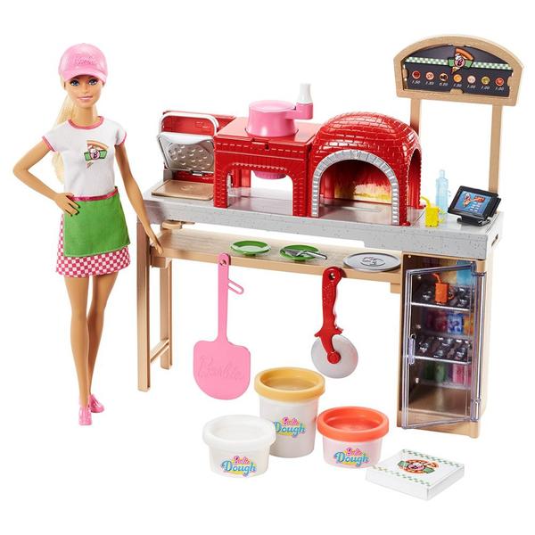 Boneca Barbie com Acessórios - Pizzaiola - Mattel
