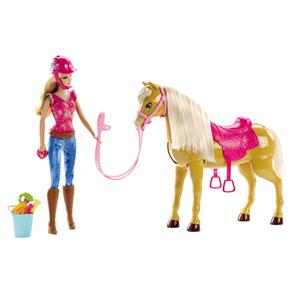 Boneca Barbie com Cavalo Mattel Barbie Family