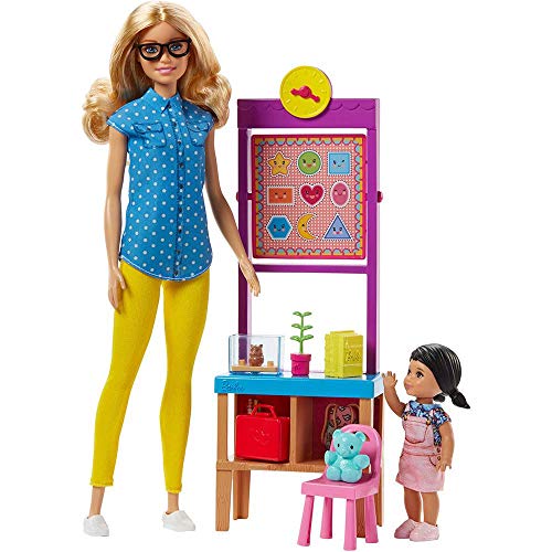 Boneca Barbie Conjunto de Profissoes Professora FJB29 Mattel