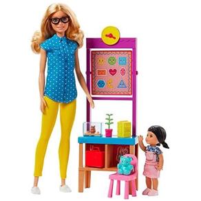 Boneca Barbie Conjunto Professora Mattel Dhb63/Fjb29
