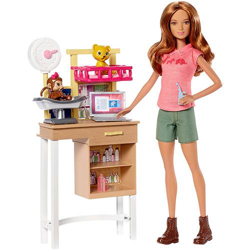 Tudo sobre 'Barbie Conjunto Veterinária - Mattel'