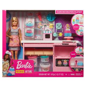 Boneca Barbie Cozinha Chef dos Bolinhos Doces Mattel Gfp59