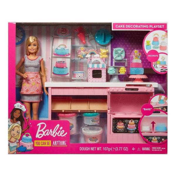 Boneca Barbie Cozinha Chef dos Bolinhos Doces Mattel Gfp59