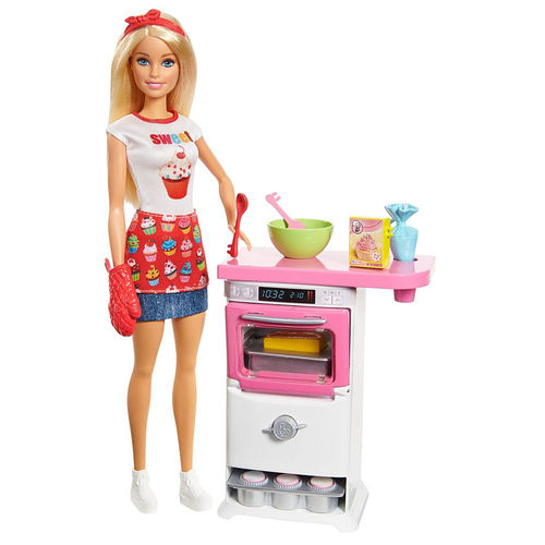 Boneca Barbie - Cozinhando e Criando - Chefe de Bolinhos - Mattel