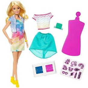 Boneca Barbie Criações com Carimbos Crayola Mattel FRP05
