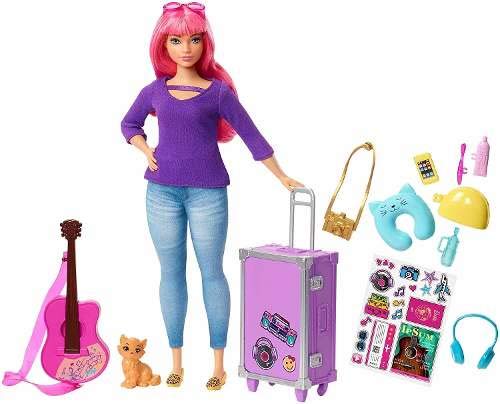 Boneca Barbie - Daisy Viajante com Adesivos - Mattel