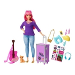 Boneca Barbie - Daisy Viajante Com Adesivos - Mattel