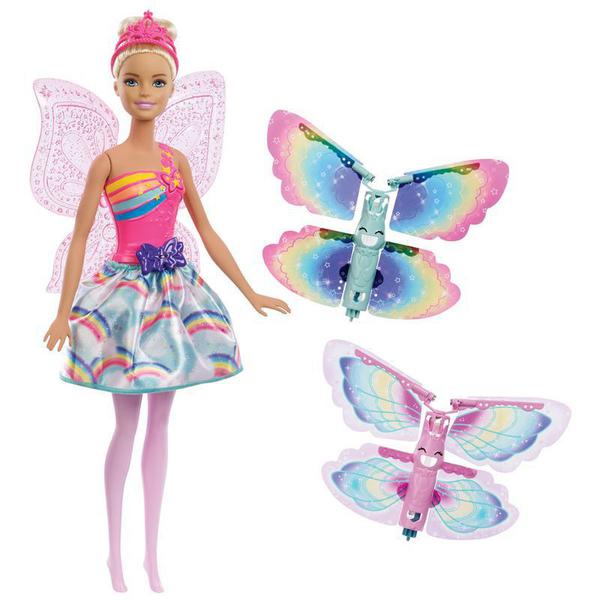 Boneca Barbie Dreamtopia Fada Asas Voadoras FRB08 Mattel