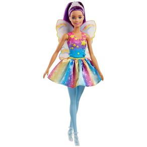 Boneca Barbie - Dreamtopia - Fada - Cabelo Roxo - Mattel Barbie