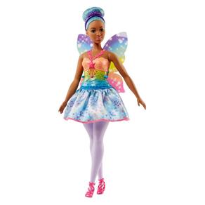 Boneca Barbie Dreamtopia Fada - Curvy Morena - Mattel