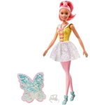 Boneca Barbie Dreamtopia Fada de Cabelo Rosa - Mattel