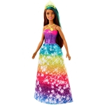 Boneca - Barbie - Dreamtopia - Princesa - Vestido Roxo - Mattel