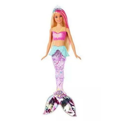 Boneca Barbie Dreamtopia Sereia Luzes Arco-iris Gfl82 Mattel