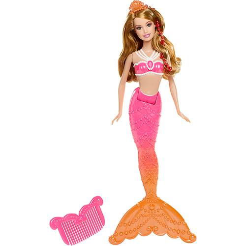 Tudo sobre 'Boneca Barbie e a Sereia das Pérolas Amiga Sereia Coral BDB49 - Mattel'