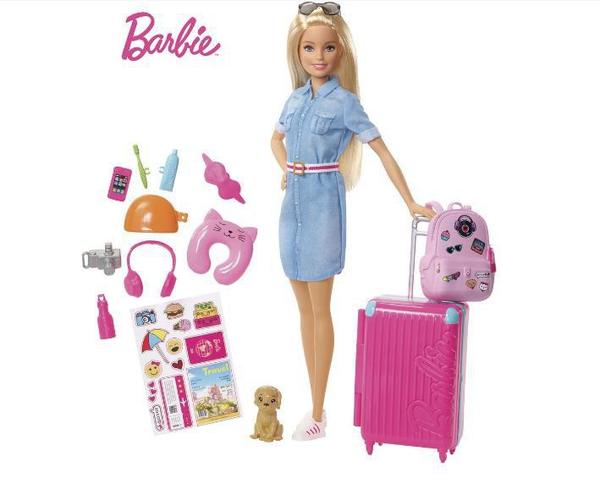 Boneca Barbie Explorar e Descobrir Barbie Viajante