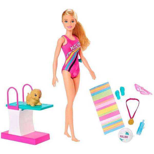 Boneca Barbie Explorar e Descobrir Nadadora - Mattel