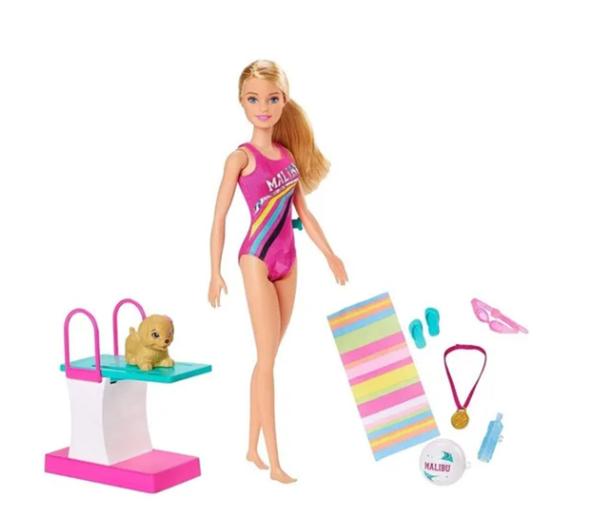 Boneca Barbie Explorar e Descobrir Nadadora - Mattel