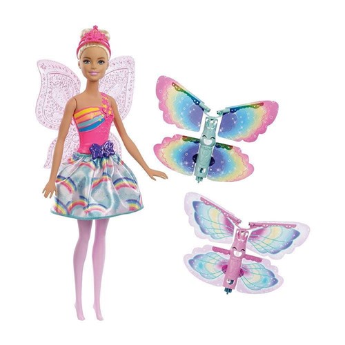 Boneca Barbie Fada Asas Voadoras Frb08 - Mattel