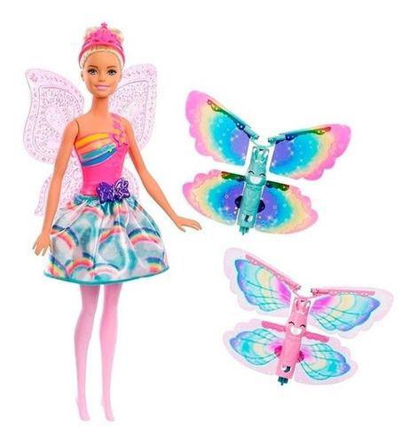 Boneca Barbie Fada Asas Voadoras - Frb08 Mattel