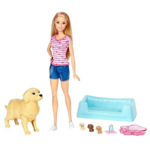 Boneca Barbie Família - Filhotinhos Recém-Nascidos Fdd43 - MATTEL