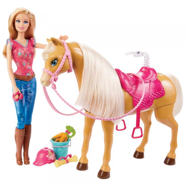 Boneca Barbie Family - Barbie com Cavalo - Mattel
