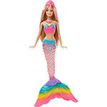 Boneca Barbie Fantasia Sereia Luzes Arco-Íris - Mattel