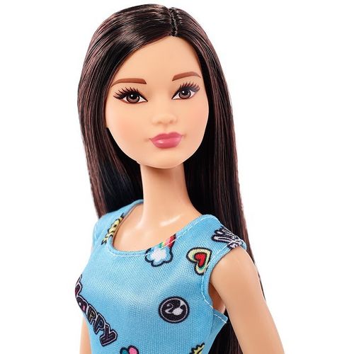 Tudo sobre 'Boneca Barbie Fashion Beauty Morena Básica Vestido Azul T7439/FJF16 - Mattel'