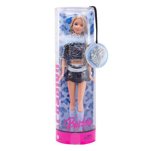 Boneca Barbie Fashion Fever Plumas Azuis - Mattel