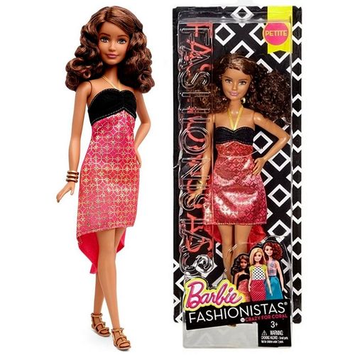 Boneca Barbie Fashionistas Morena Negra Doll 24 - Mattel