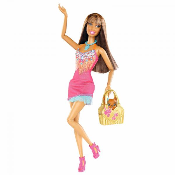Boneca Barbie - Fashionistas Nikki com Bichinho - Mattel