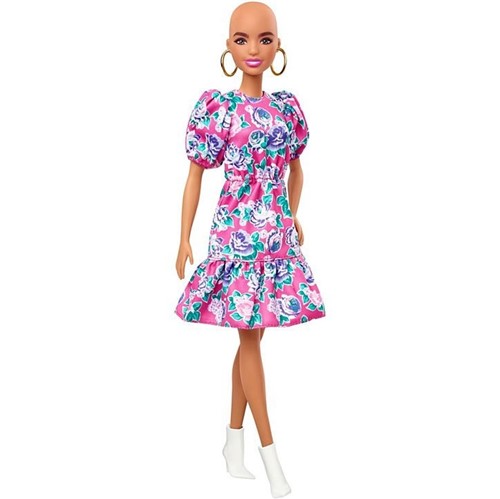 Boneca Barbie Fashionistas Sem Cabelo Ghw64 - Mattel