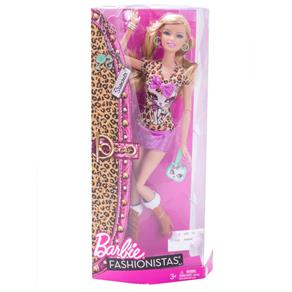Boneca Barbie Fashionistas Summer Vestido Oncinha