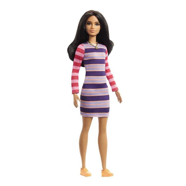 Boneca Barbie Fashionistas - Vestido Listrado - 147 - Mattel