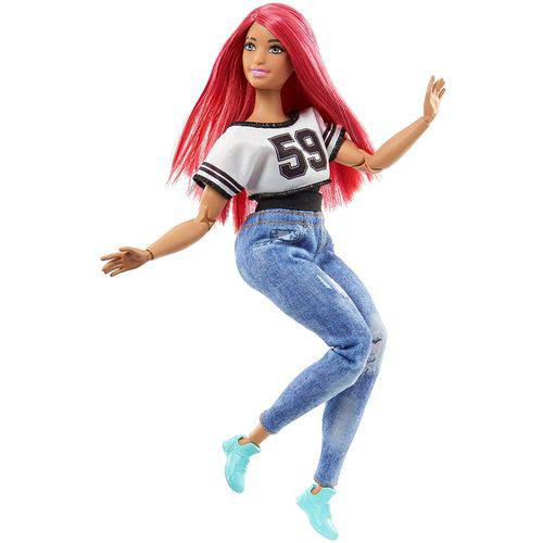 Tudo sobre 'Boneca Barbie Feita para Mexer Esportistas Bailarina DVF68 - Mattel'