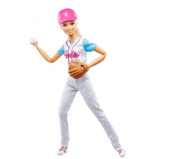 Boneca Barbie - Feita para Mexer - Esportistas - Jogadora de Baseball - Mattel