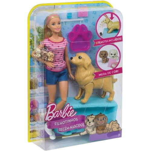 Boneca Barbie Filhotinhos Recém Nascidos - Mattel