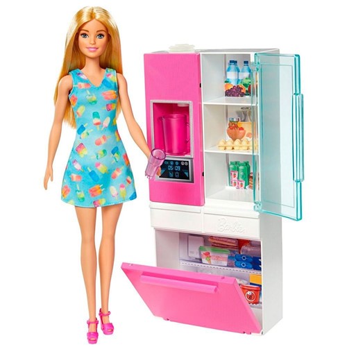 Boneca Barbie Geladeira da Barbie - Mattel