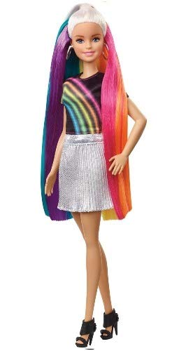 Boneca Barbie - Lindos Penteados - Cabelo Arco-íris - Mattel