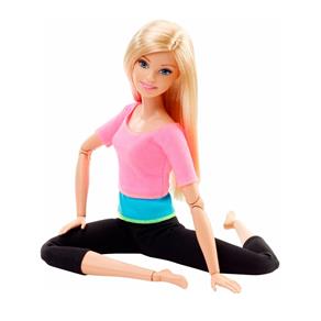Boneca Barbie Made To Move (Feita para Mexer) Pink Top DHL81 - Mattel