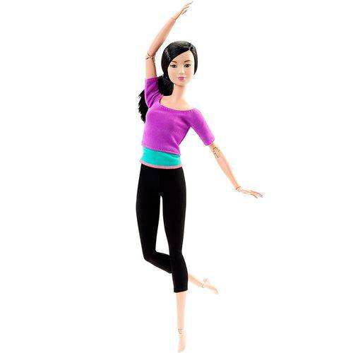 Tudo sobre 'Boneca Barbie Made To Move (feita para Mexer) Purple Top Dhl81 - Mattel'