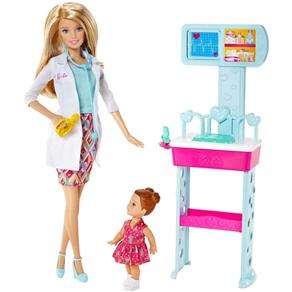 Boneca Barbie Mattel Conjunto Profissões - Doutora