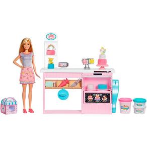 Boneca Barbie Mattel Cozinhando e Criando Chef de Bolinhos
