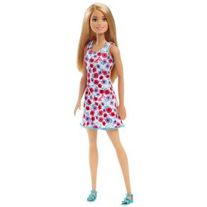 Boneca Barbie Mattel Fashion Beauty T7439 - Loira Vestido Branco Florido